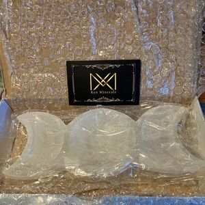 Xen Minerals Crescent Moon Selenite Plates